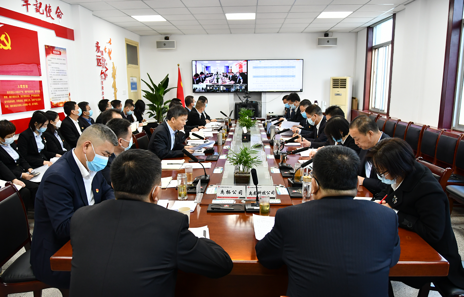 龍鋼集團(tuán)公司召開(kāi)3月份黨群工作例會(huì)