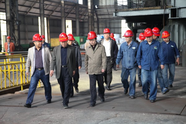 中鋼協(xié)常務副會長朱繼民到漢鋼公司調研